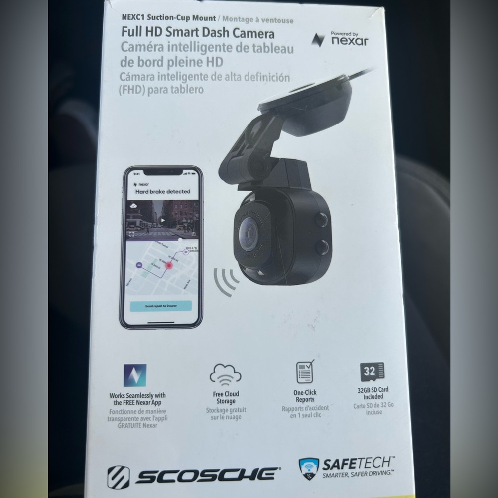 Nexar Full HD Smart Dash Camera - Black